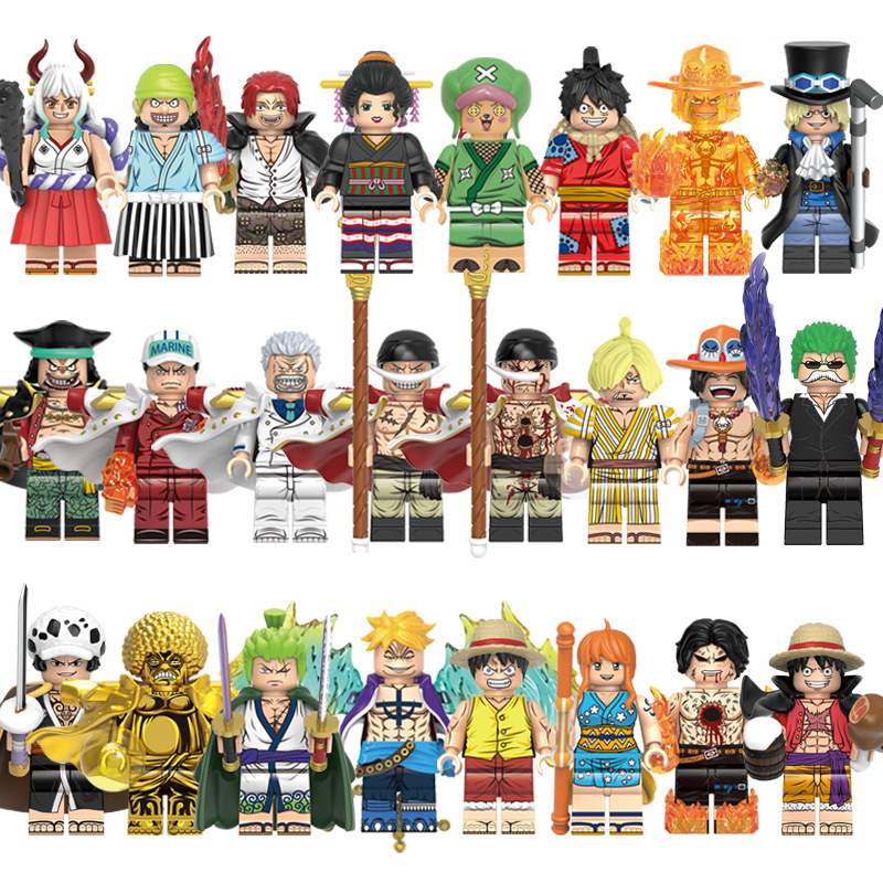 Cross-border wholesale X0352, X0353, X0355, PG8244 nautical pirate building block minifigure toys in bag packaging