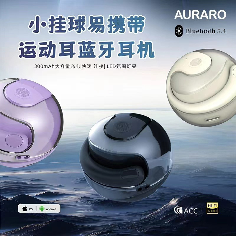 Air-conditioned headphones OWS long-lasting bluetooth headphones wireless flip-flops noise reducing headphones water and dust resistant