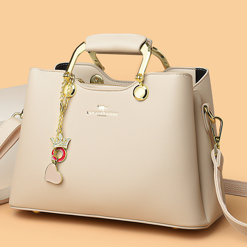 Elegant and sophisticated large‑capacity handbag, new women’s practical design—ideal as an evening gift for moms; shoulder and crossbody bag with refined style