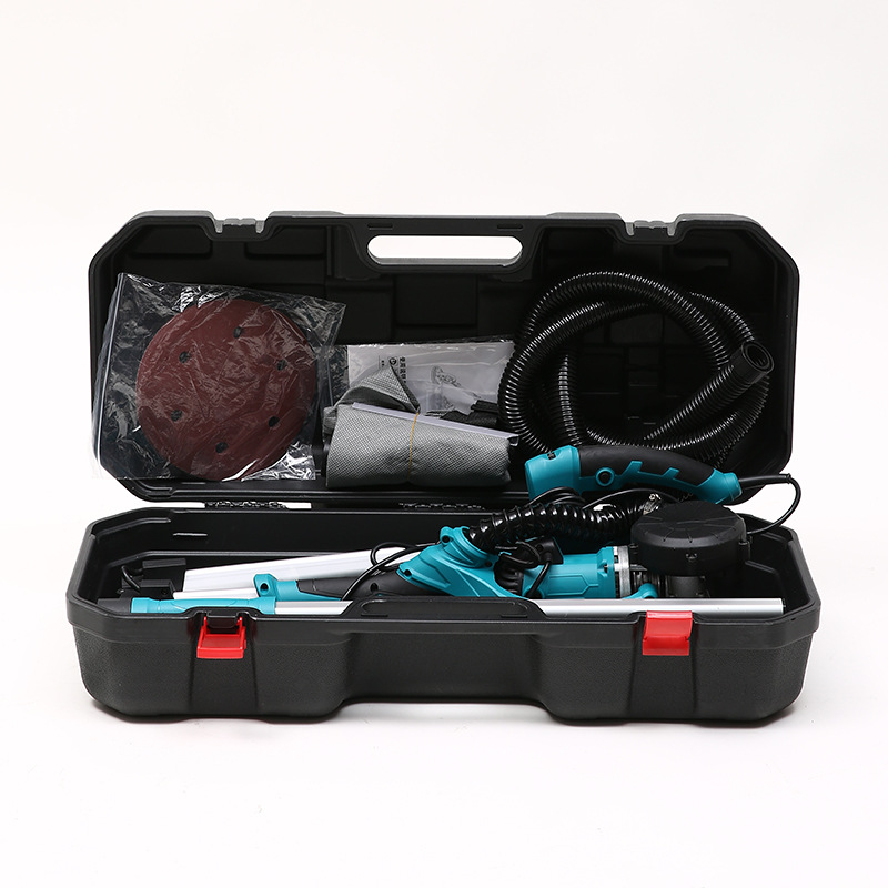 Foldable, self‑suction long‑rod wall‑polishing machines, polishing sandpaper tools, wall‑grinding devices, and dust‑free putty‑smoothing machines.