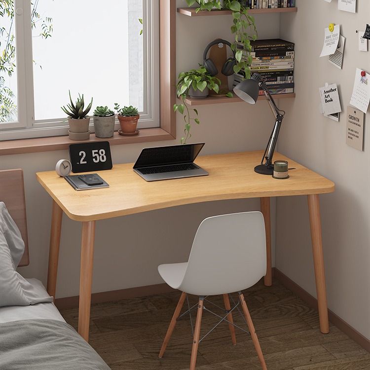Table easy to rent flat rectangular desk computer desk bedroom home office desk girls studying writing desk