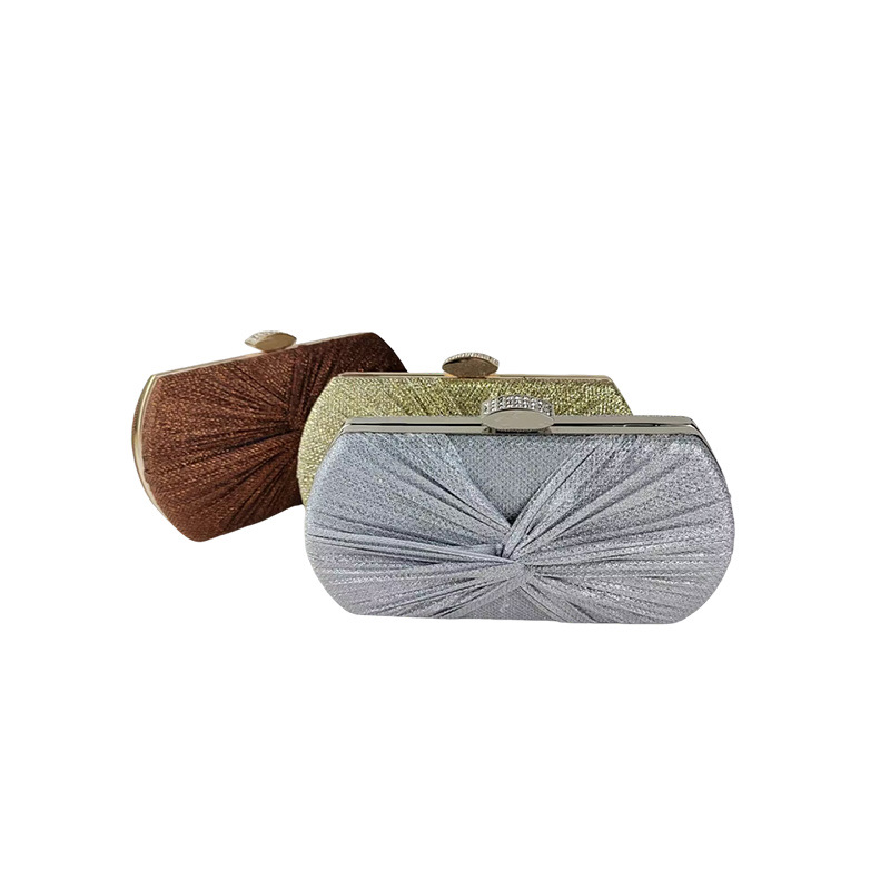 2026 cross-border bow‑tie evening bag, fashionable party all‑match clutch to match formal dresses and evening gowns for women
