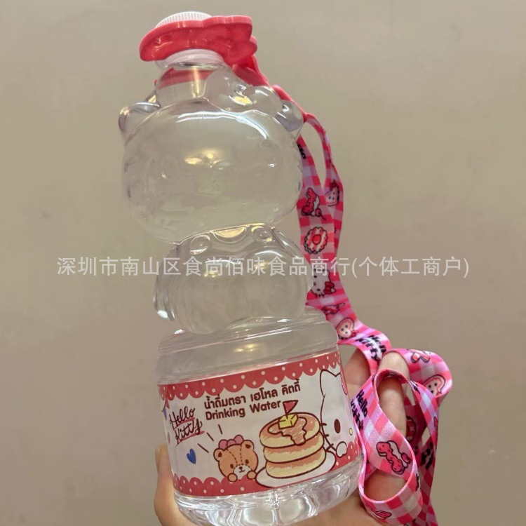 wholesale Thai import with backpack 711 convenience store three lions kitty cat shaped water cup mineral water 620ml