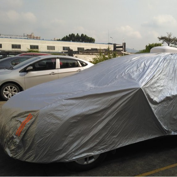 Car cover, full‑car sun and rain protection, all‑inclusive Oxford‑fabric heat‑insulating and sun‑blocking cover, car cover, vehicle cover