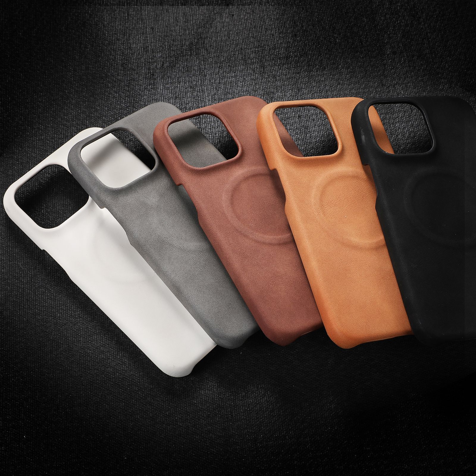 Compatible with iPhone 18 Pro Max: skin‑like lambskin semi‑cover magnetic case, drop‑proof protective cover for iPhone 16 and 17.