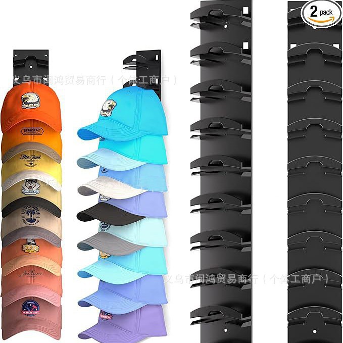 Second-generation Hat Organizer for Baseball Caps—wall-mounted cap storage rack