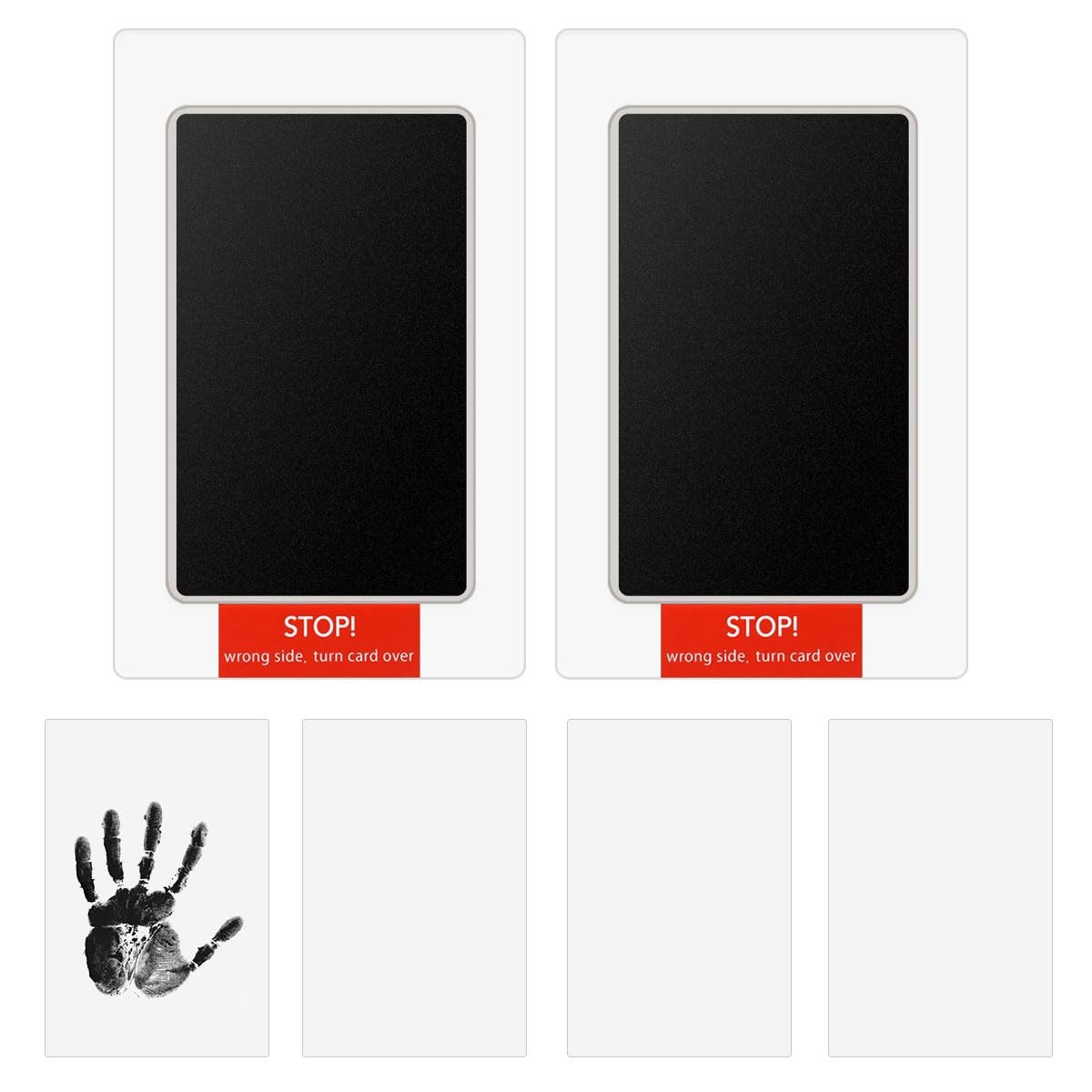 Wholesale: wash‑free, safe, dedicated ink pads for babies—ideal for printing hand and footprints on cards and postcards, perfect for newborn keepsakes.
