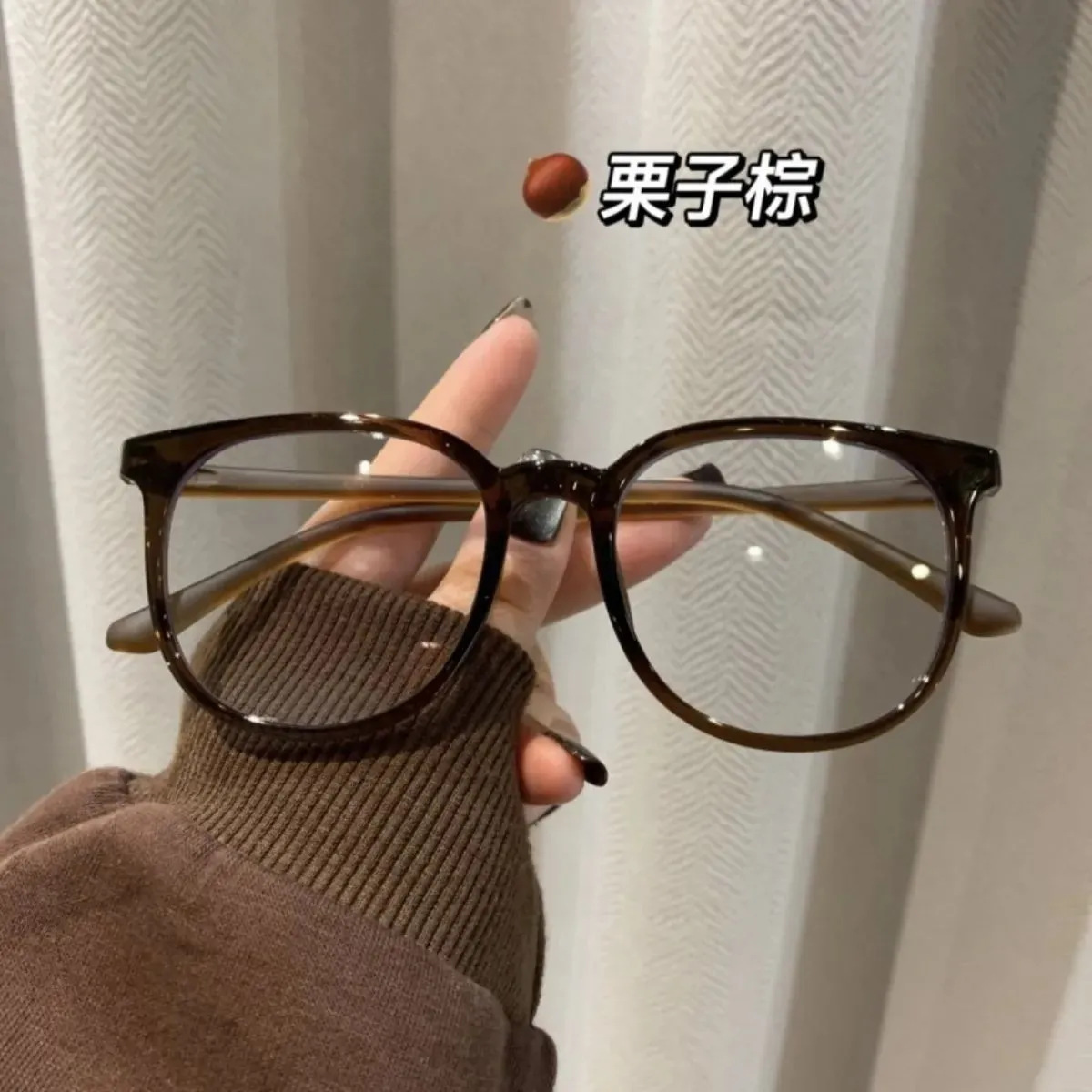 Super lightweight frames for myopia frames for women with infinite high-resolution anti-blue-light flat lenses wholesale