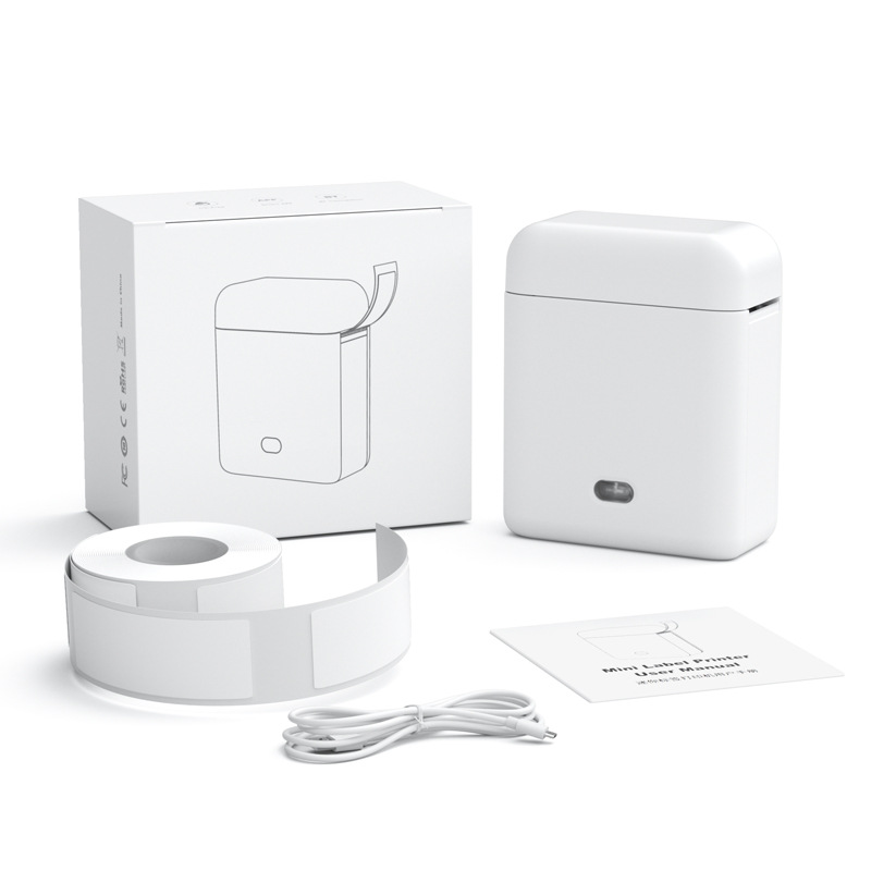 Cross‑border Label Printer, Portable Bluetooth Mini Thermal Handheld Device for Price Tags and Smart Sticky Notes, Ideal for Organization