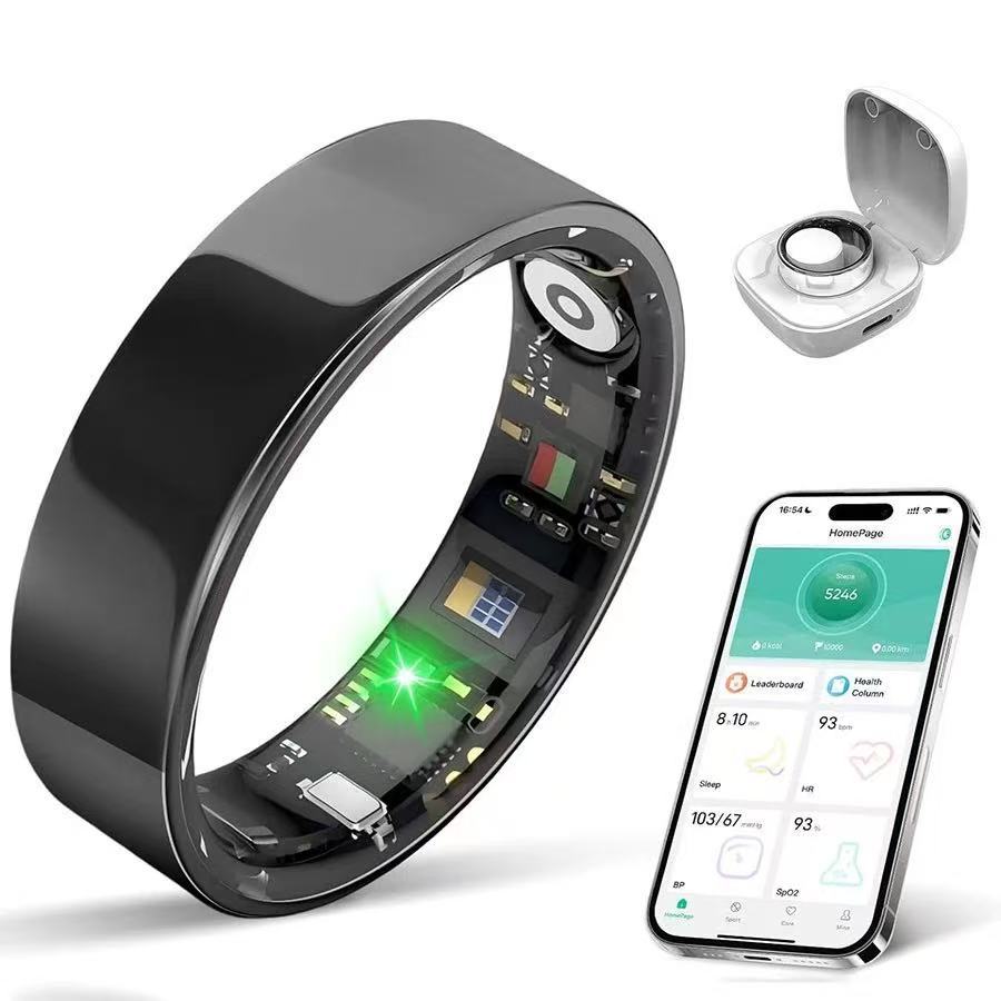Amazon cross-border smash SmartRing heart rate blood oxygen sleep tracker smart ring for women with cycles