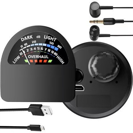Cross-border F01 F02 portable small leak detection instrument with display showing sound frequency and pointer—original manufacturer