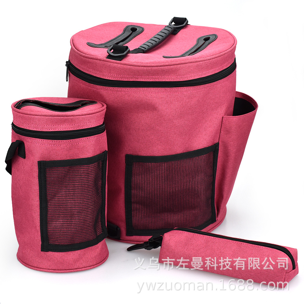 Special cross-border offer: knitted yarn tool storage bag—crochet hook accessories organizer, handmade DIY yarn storage bag at a special price.