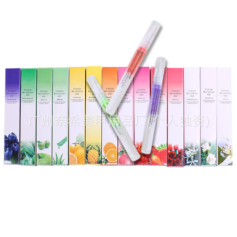 Nutritional oils for nails Nutritional pens Fingernails Spiked pens Nutritious fringe oils Skin care Fingernail oils Fruit flavored