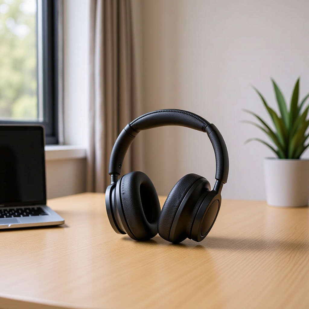 ANC+ENC noise reduction head with Bluetooth headset and mobile phone