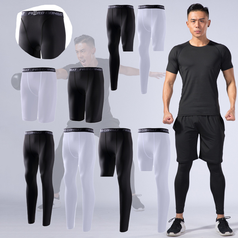 Men’s running set—sportswear for gym, basketball, and training; tight-fitting, quick-drying, designed for morning workouts in spring and summer