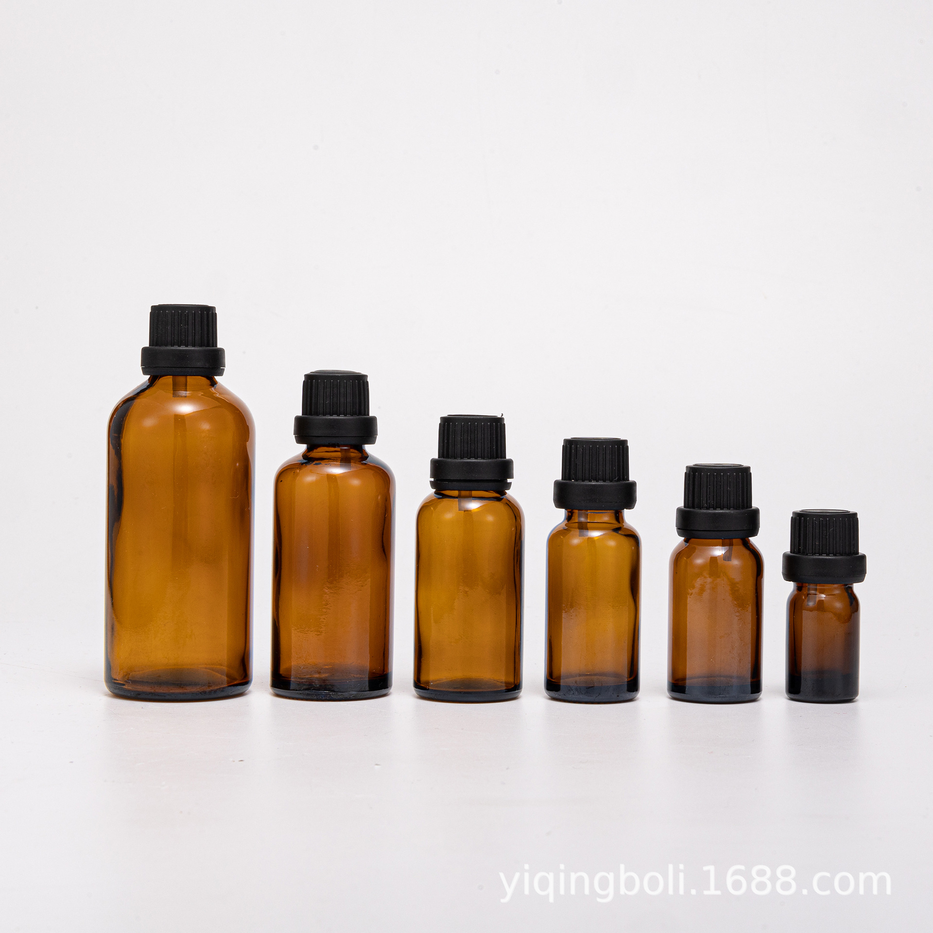 30ml amber essential oil bottles, 5ml, 10ml, 30ml, 50ml, 100ml light-proof refillable bottles, dropper bottles, portable glass containers