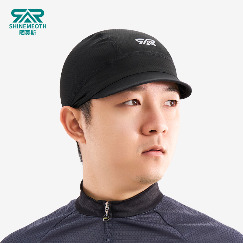 Sun moss cycling hat outdoor sun shade breathable quick dry cycling helmet underwear running sports sun protection hat summer