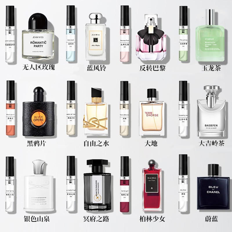 Q edition of the women's perfume Black Panther Land No Man's Land of the Great Jigsaw Men's and Women's Student Perfume Portable Trial Dress