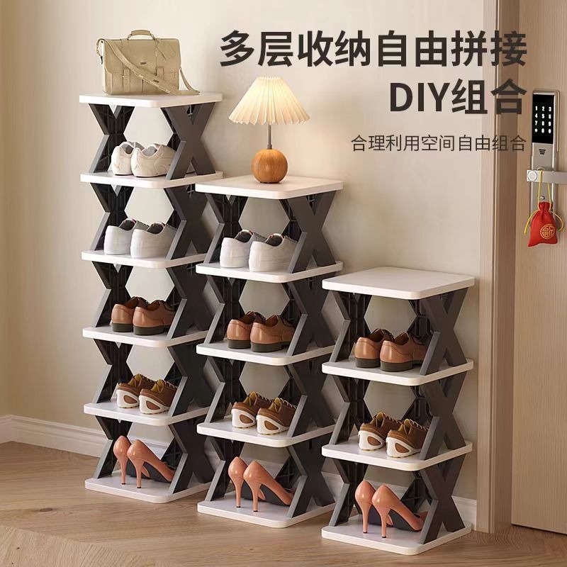 Shoe racks home doors multi-layered small narrow simple shoe racks entrance door to accommodate dormitory shoe cabinets 2024 new model boom