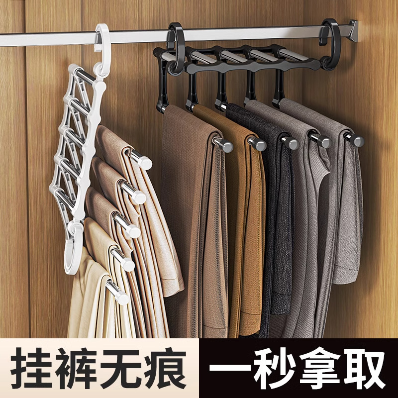 Folding shelves multi-purpose household with multiple layers of mattress shelves magic seamless shelves wardrobes container shelves