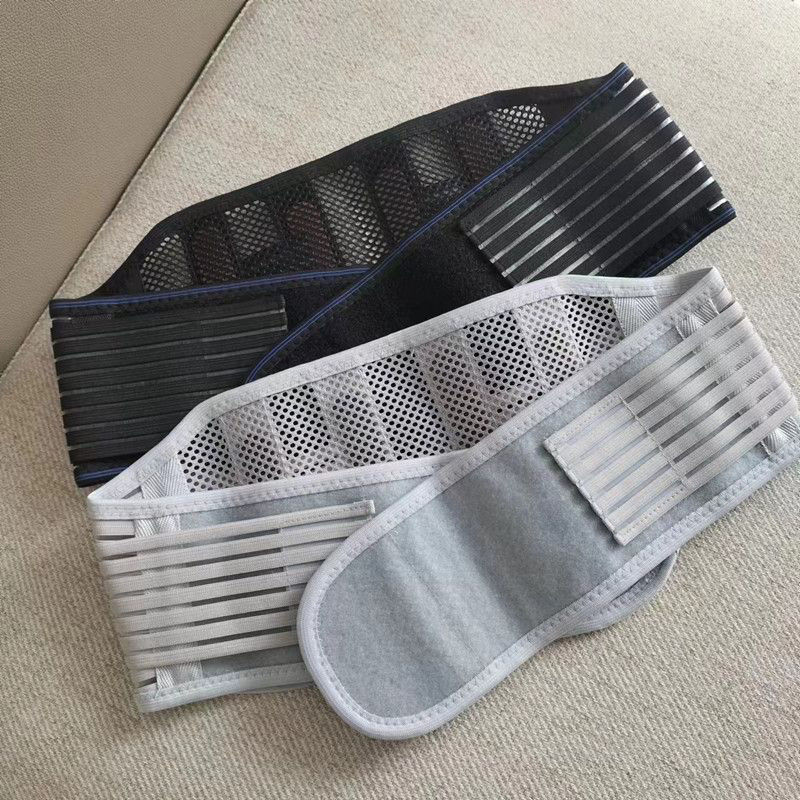 Summer protective belt ultra-thin breathable protective belt steel plate supporting the waist plate protruding the waist muscles damage protection belt