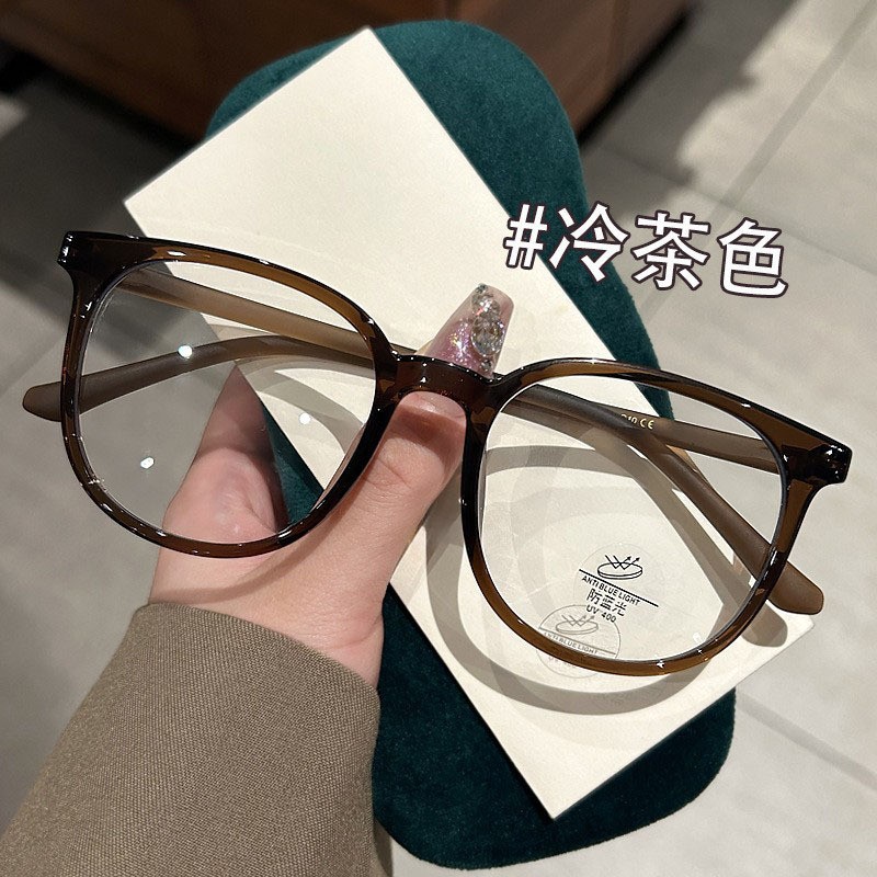 Large-frame red-flat lenses near-sightedness can be mapped to a number of large-frame squares round-face frames blue light G