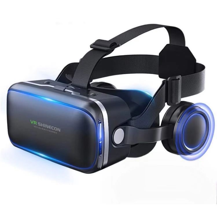 VR glasses 3D virtual reality G04E/A VR headset with headphones and handles for mobile games