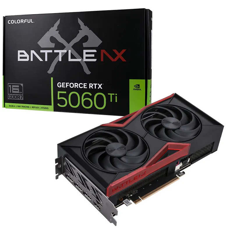 The graphics card for the Tomahawk GeForce RTX 5060 Ti DUO 16GB GDDR7 electronic sports game computer