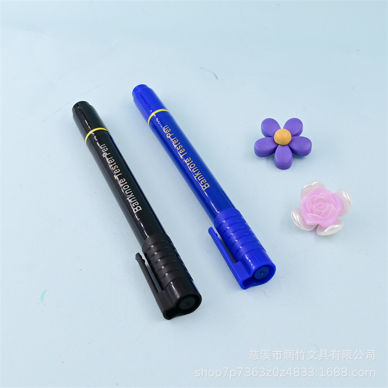 Double-Headed Currency-Checking Pen, Genuine vs. Counterfeit Money Tester, Currency Marker, Inspection Pen, Verification and Ticket-Checking Pen, Double-Headed Marking Pen