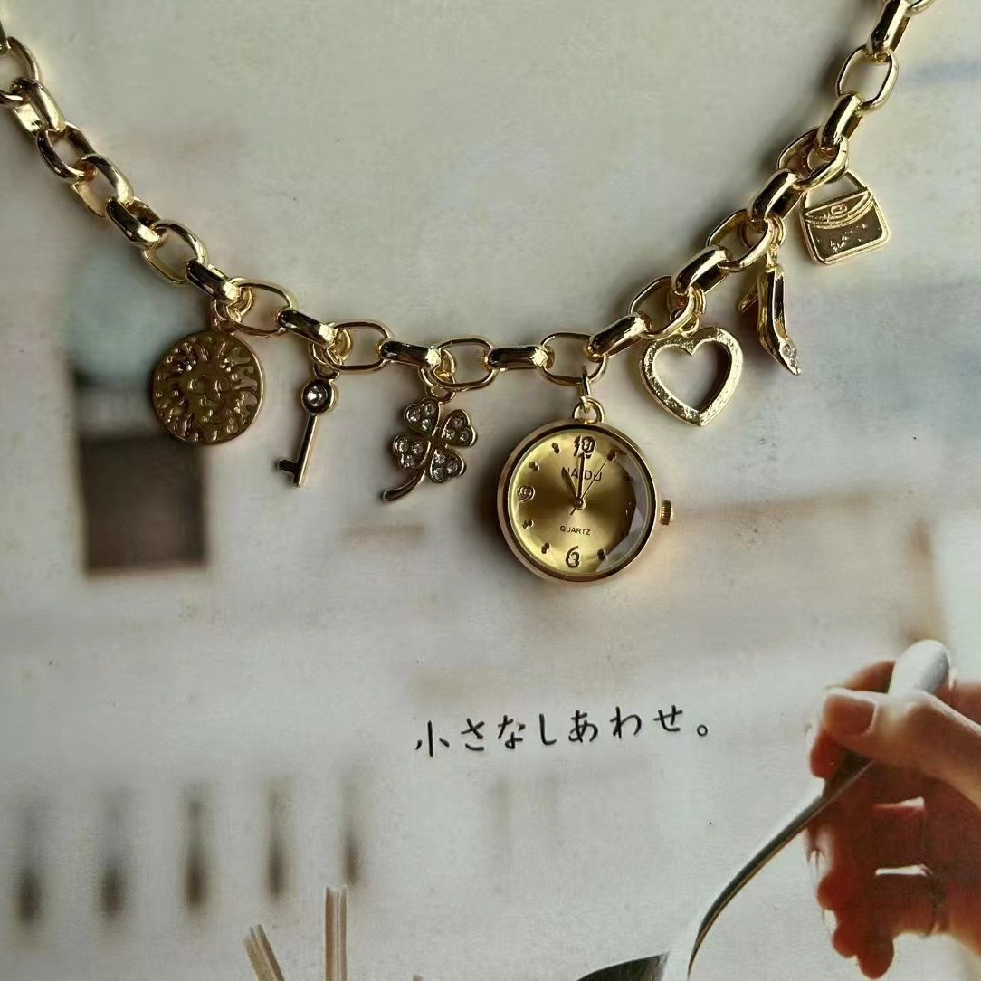 Fashionable women's watches 2025 cross-border new in cold, mild women's watches women's vintage wristwatches high-end feel