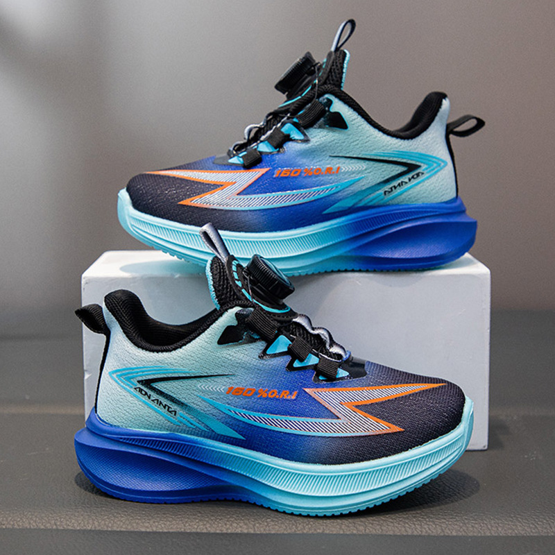 Children's athletic shoes breathable boys running shoes spring autumn new inline shoes shock absorbing soft bottom boys casual shoes