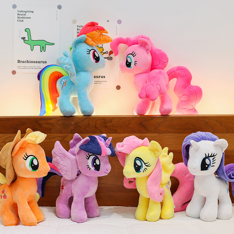 New cute baby pony doll rainbow pony doll unicorn children's gift for the birthday of the child