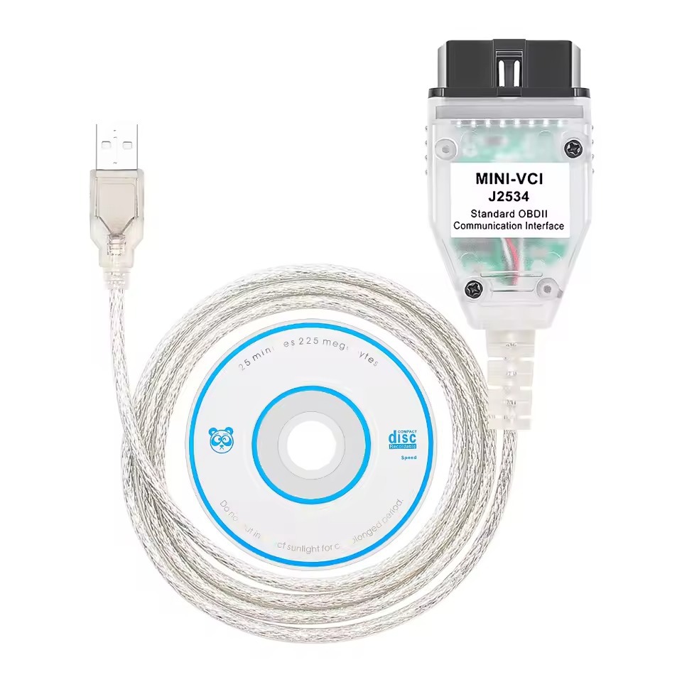 Mini Vci J2534 V18.00.008 TIS Techstream丰田 OBD2汽车诊断线