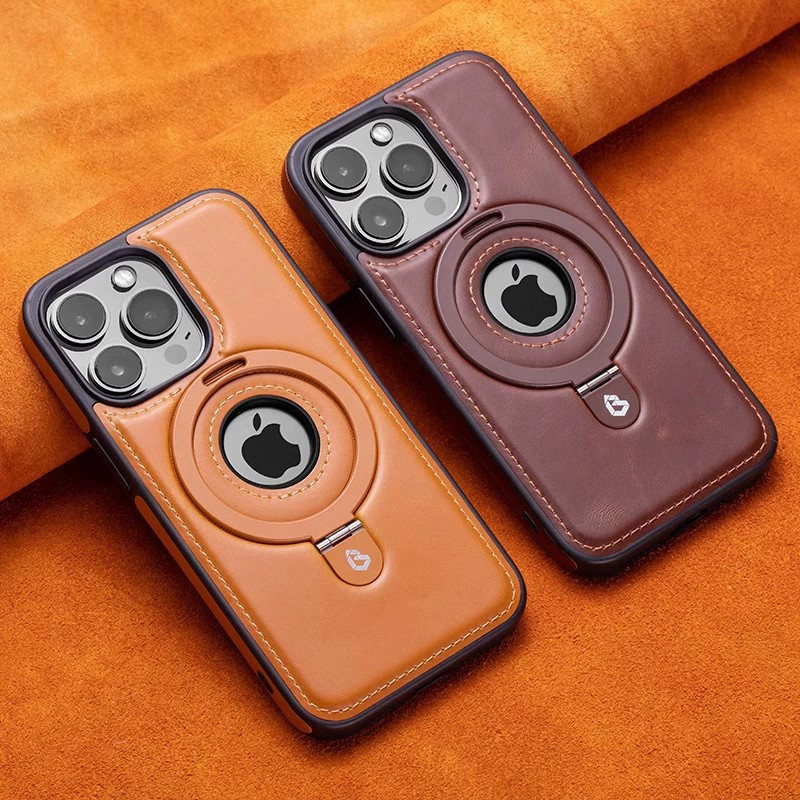 A magnetic suction support for the Apple 18proMax mobile phone case is available for the iPhone 17 high-end skin 16 anti-fall protective case