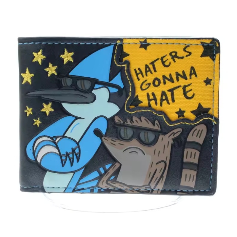 International Trade: Movie-Themed Superhero Wallet—Men's Compact Bifold PU Printed Wallet (Cross-Border)