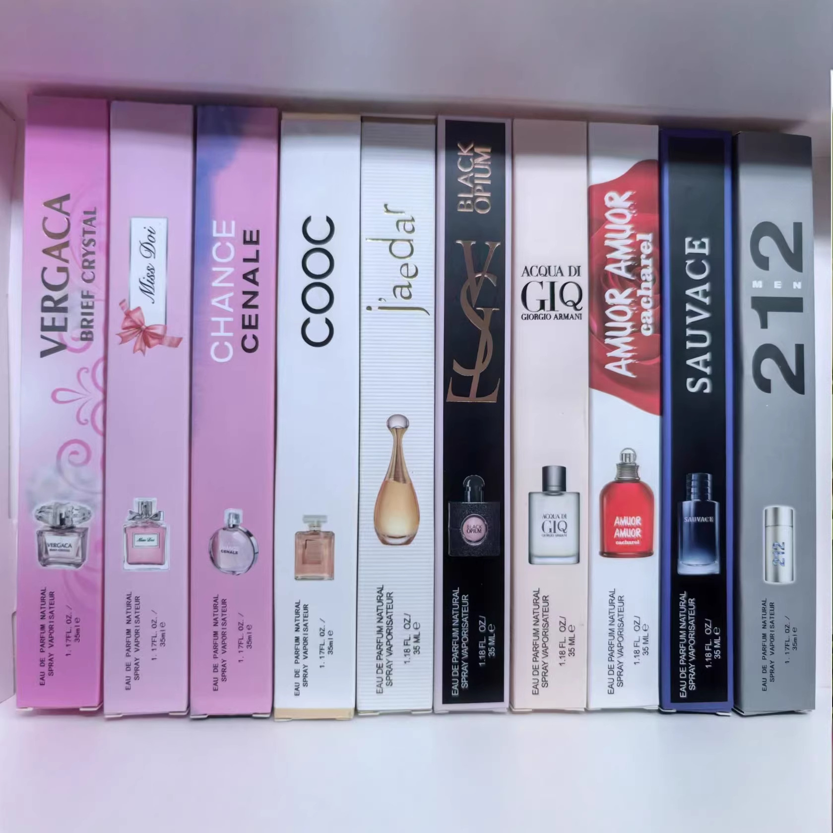 Glass test tube perfume 35 ml branded fragrance small fragrance 35 ml a batch of perfumes in stock