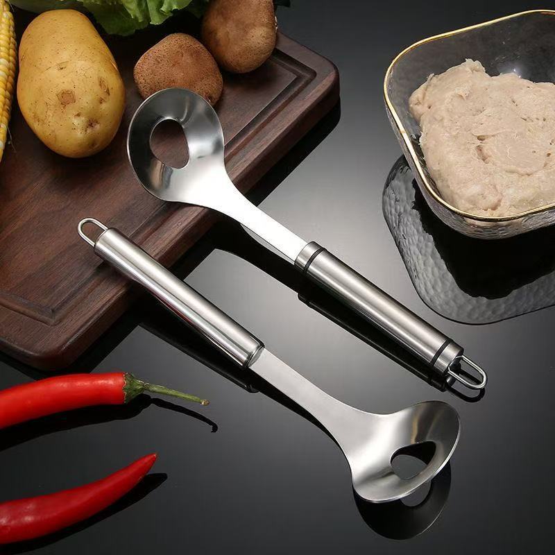 Meatball Press Gadget, Household Meatball Maker, Fried Meatball Tool, Meatball Squeezer, Round Kitchen Fish Ball Scoop