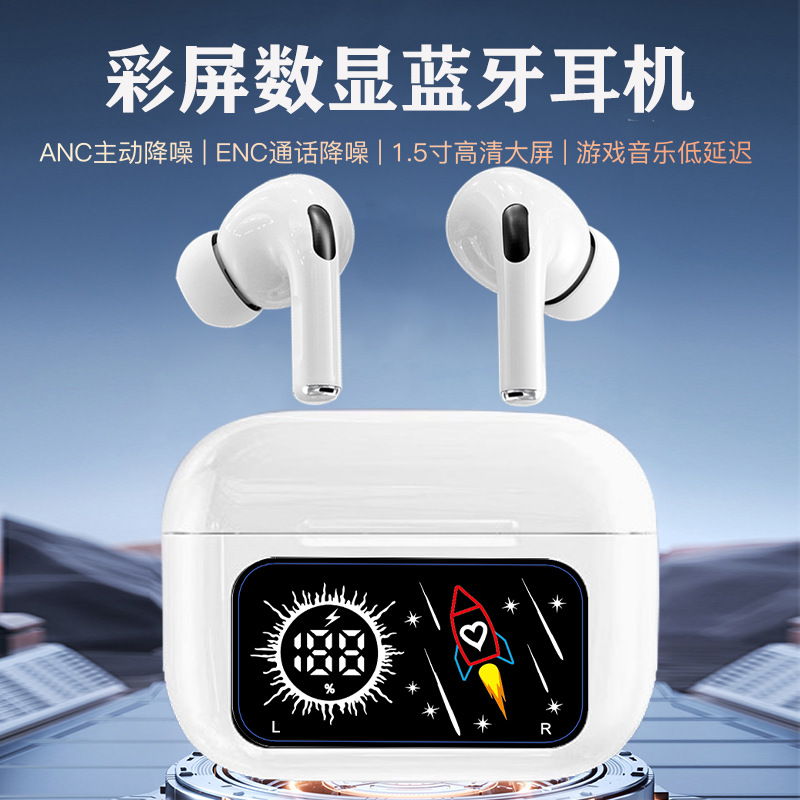 Crossing the border 2025 new bluetooth headphones ENC noise reduction long-lasting digital audio for the fifth generation of wireless headphones from Apple