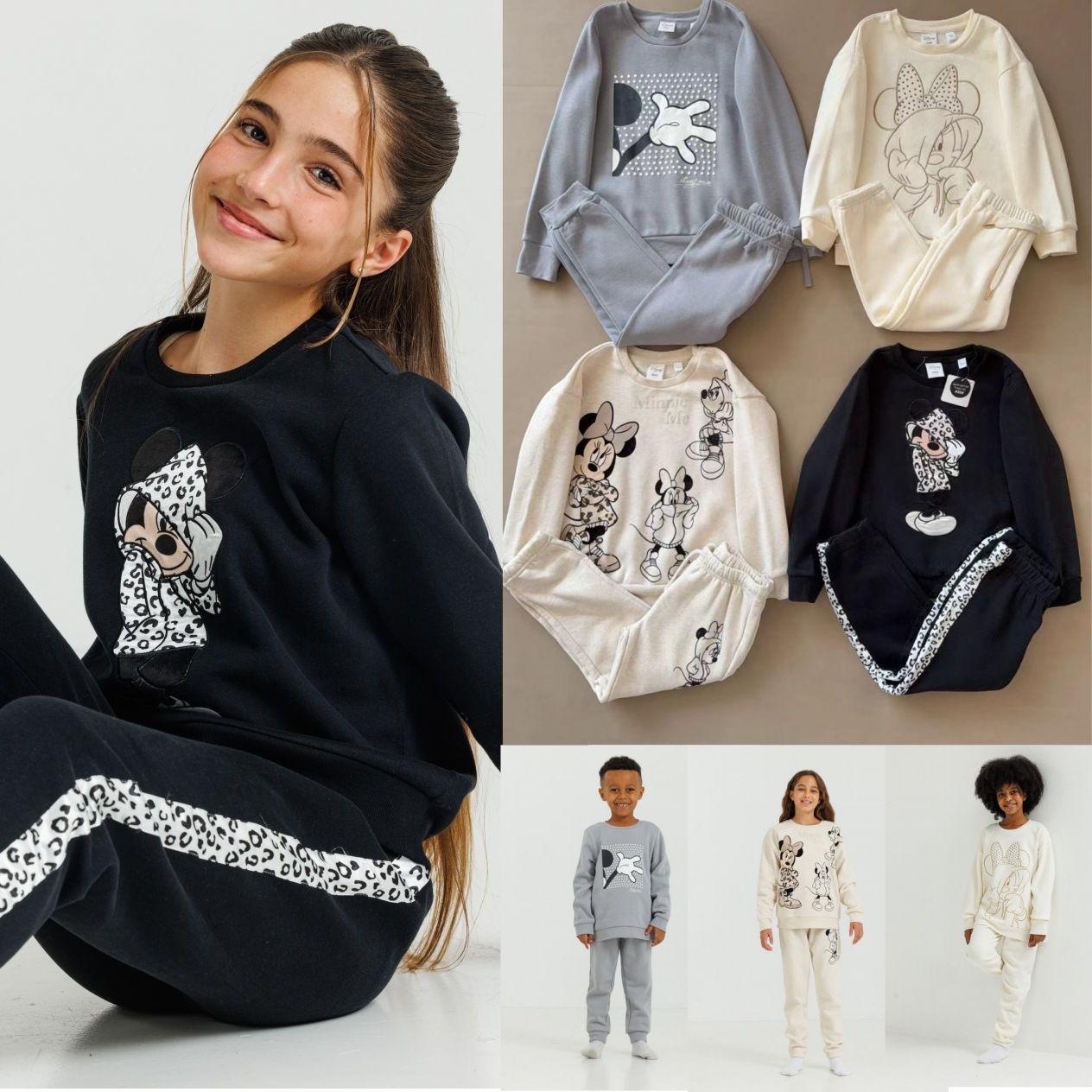 Delta sweater and pants set girls’ cartoon sweatshirt and sweatpants set