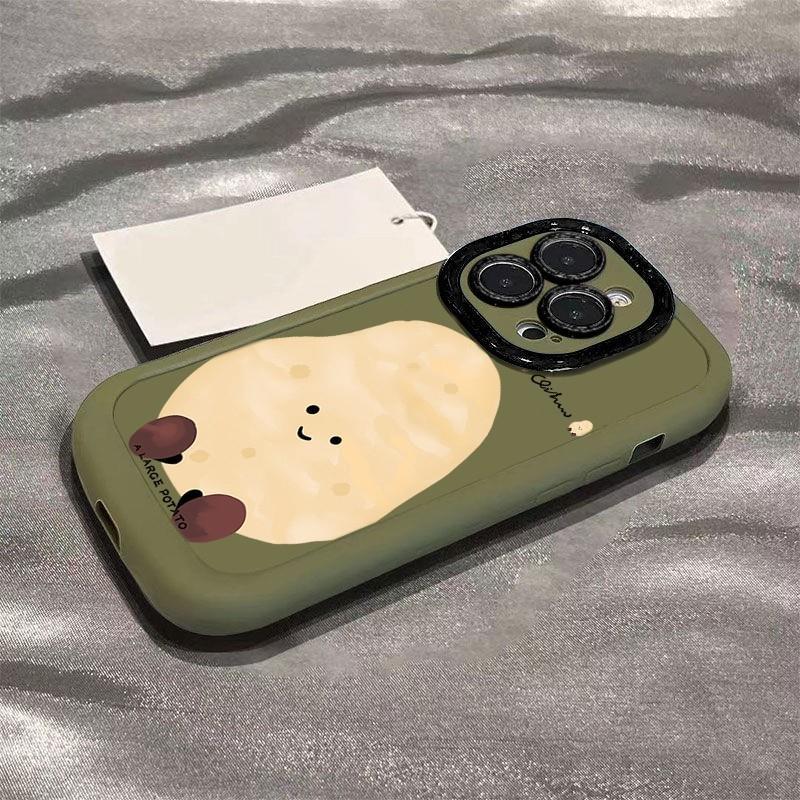 Sweet potatoes 17 apples 16 promax cell phone case iPhone 15 plus 13 protective case against falling xs/14