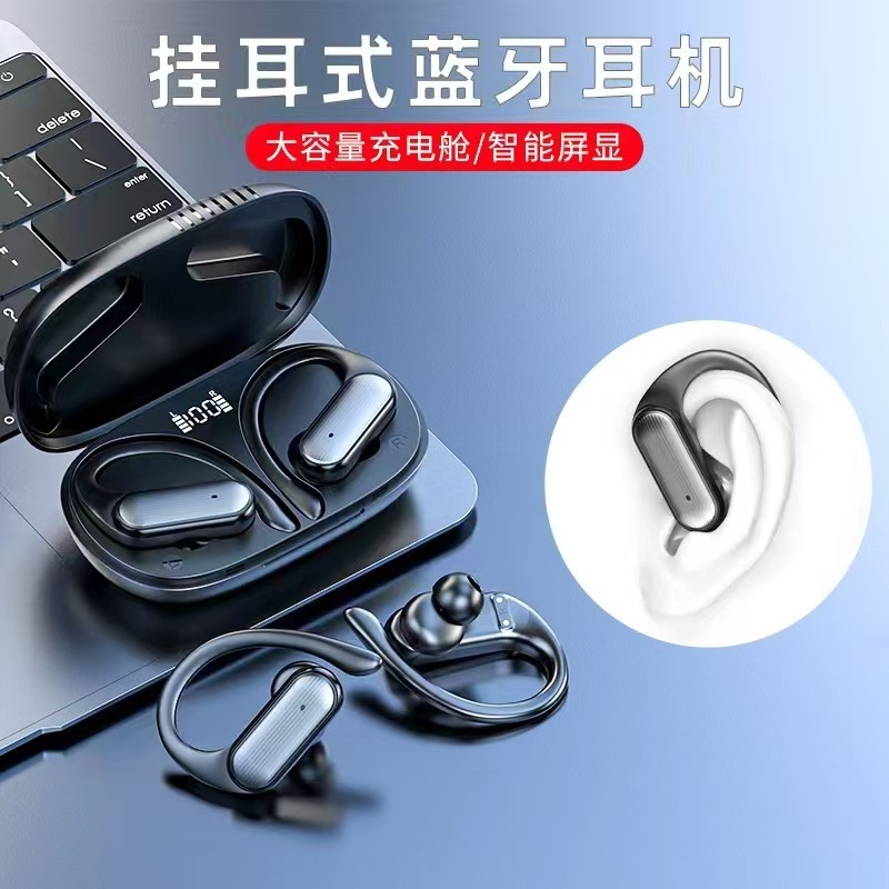 Cross-border A520 digital screen noise reduction new bluetooth headphones OWS wireless headphones with noise reduction modules