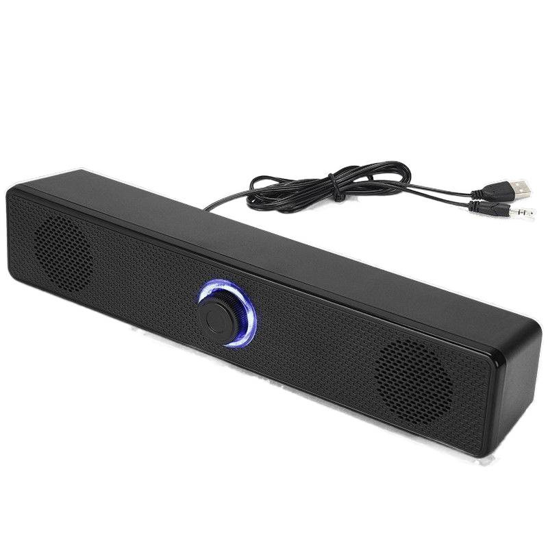 Dual-speaker computer speaker, desktop home-use speaker, laptop wired Bluetooth mini speaker with ultra-deep bass