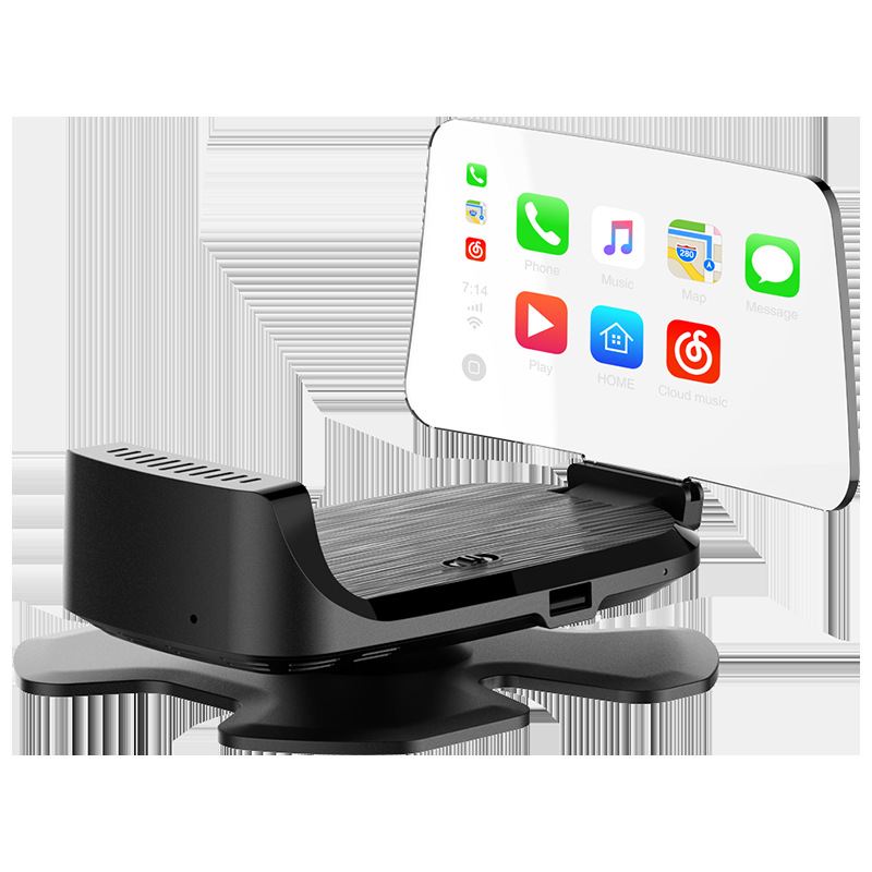Multi‑function smart HUD head-up display, CarPlay, in‑car navigation, screen mirroring, music playback, and cigarette lighter—universal compatibility