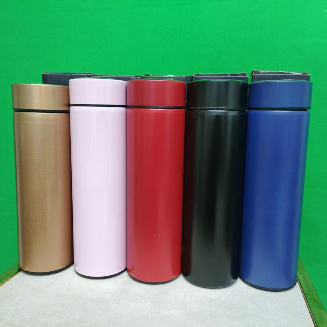 Smart Insulated Mug, 304 Stainless Steel, with Intelligent Temperature Display, Straight-Shape Cup in Gift Box—Practical Business Promotional Gift