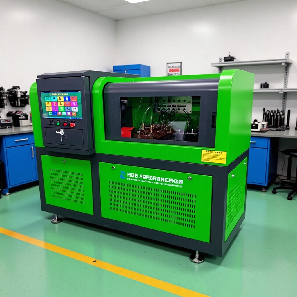 CRS708 High-Pressure Common-Rail Test Bench: Automatic Adjustment of Fuel Injector and Pump Peak Pressure and Flow Coefficient