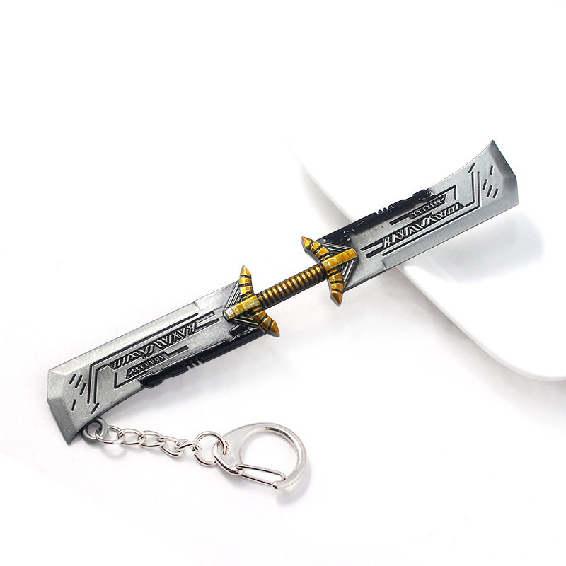 Film & TV Merchandise: Avengers: Endgame Thanos Double-Bladed Battle Axe Keychain Car Pendant