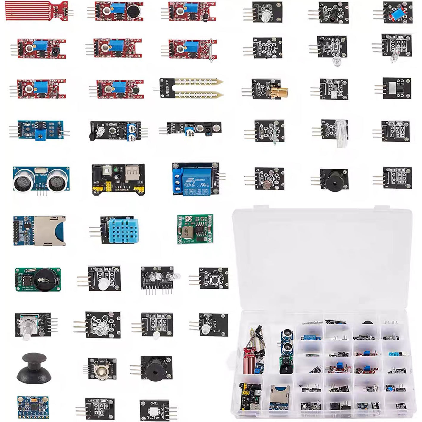 37/45 Sensor kits for sale at discounted prices for Raspberry Pi