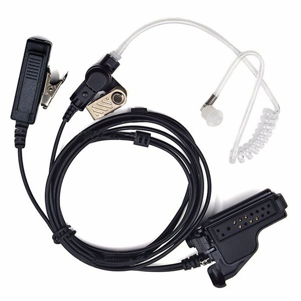 Suitable for Motorola air‑tube headsets HT1000, XTS2500, MTS2000, MT; wholesale and custom options available.