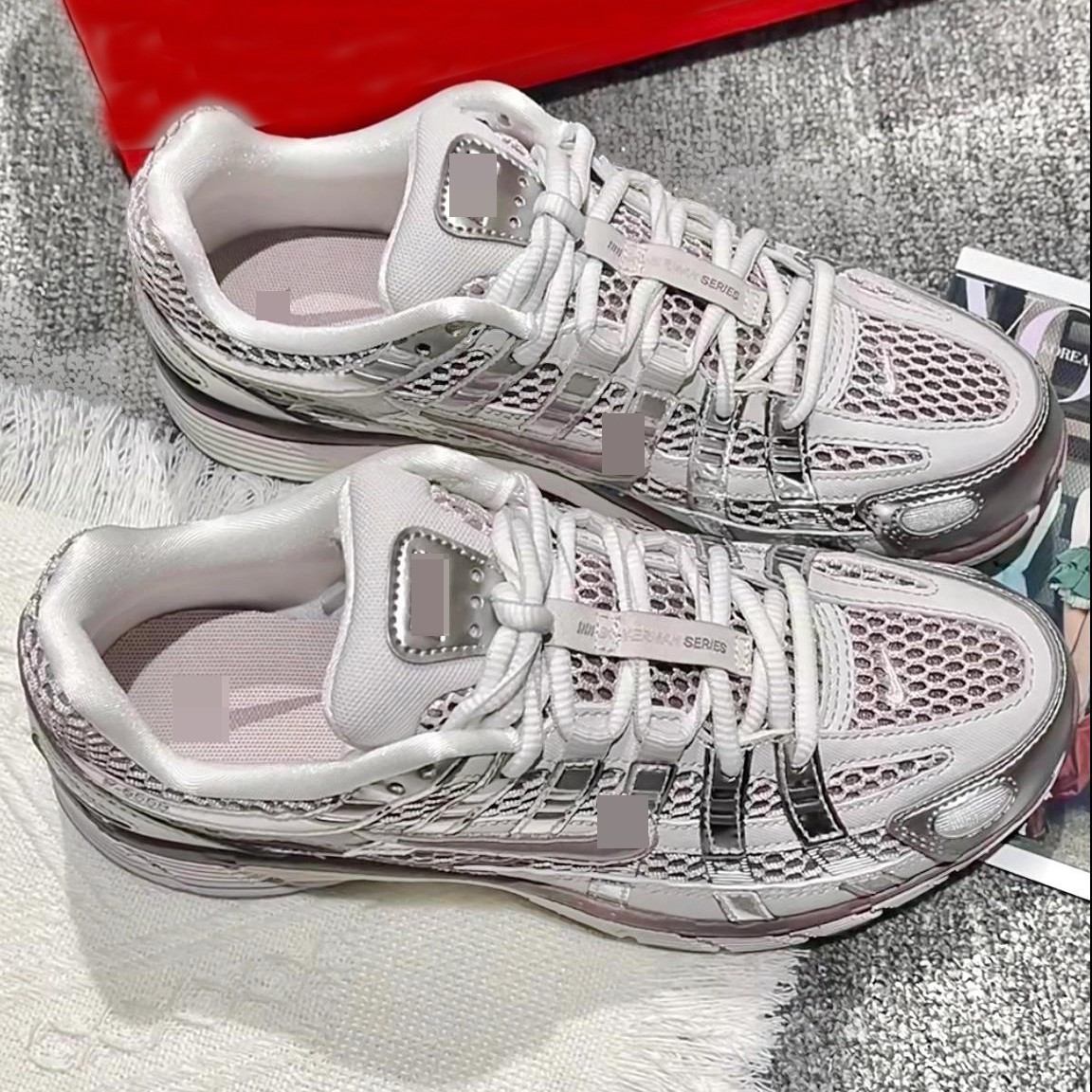 Acorns cross-border wholesale P-6000 low gang vintage wind casual fashion sports comfortable running shoes
